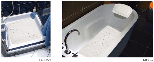 Hai Zhi Dian PEVA Bath Mat & Pillow Set #D003 - Image 3