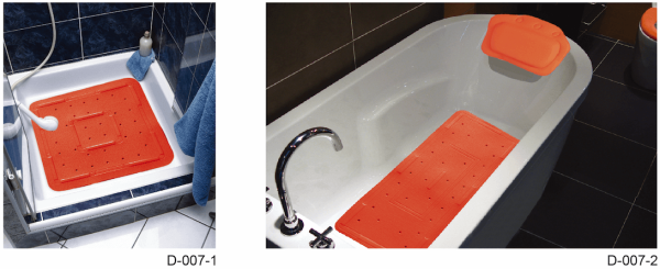 Hai Zhi Dian PEVA Bath Mat & Pillow Set #D007 - Image 3
