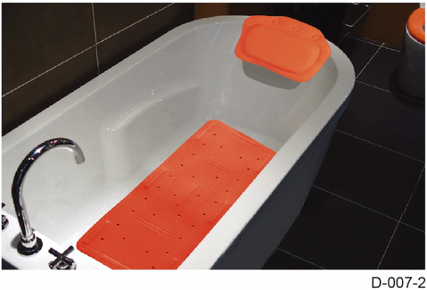 Hai Zhi Dian PEVA Bath Mat & Pillow Set #D007