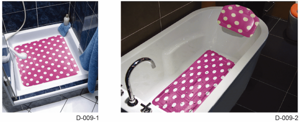 Hai Zhi Dian PEVA Bath Mat & Pillow Set #D009 - Image 3