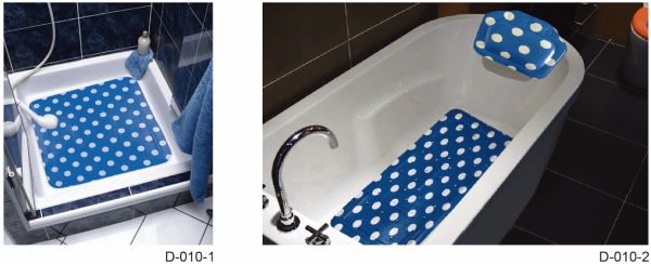 Hai Zhi Dian PEVA Bath Mat & Pillow Set #D010 - Image 3