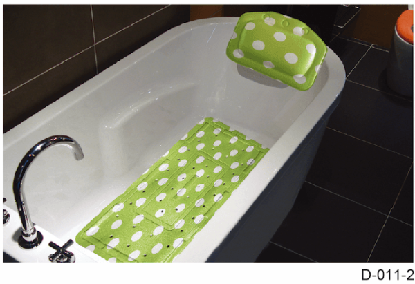 Hai Zhi Dian PEVA Bath Mat & Pillow Set #D011