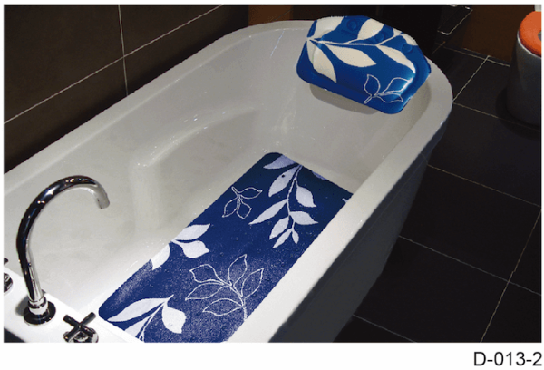Hai Zhi Dian PEVA Bath Mat & Pillow Set #D013