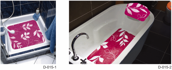 Hai Zhi Dian PEVA Bath Mat & Pillow Set #D015 - Image 3