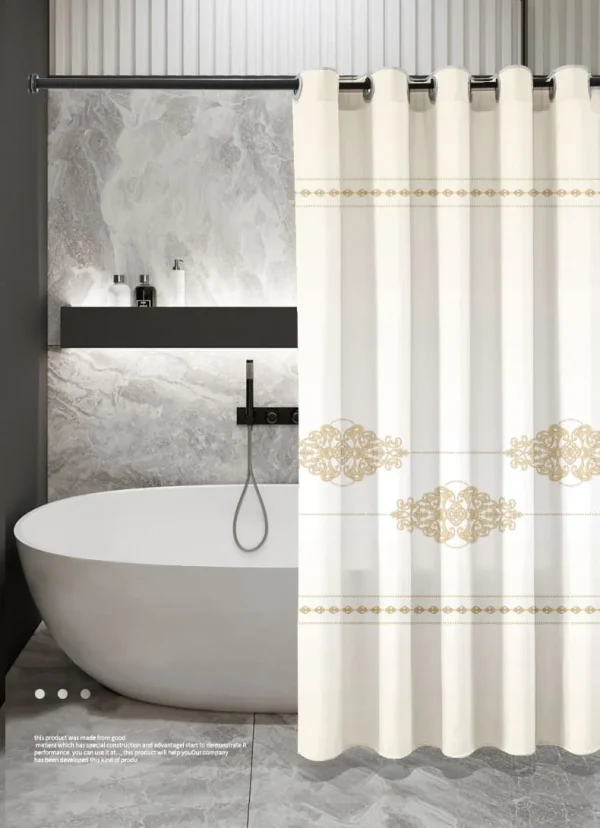 Hai Zhi Dian Polyester Shower Curtain #YD115-1
