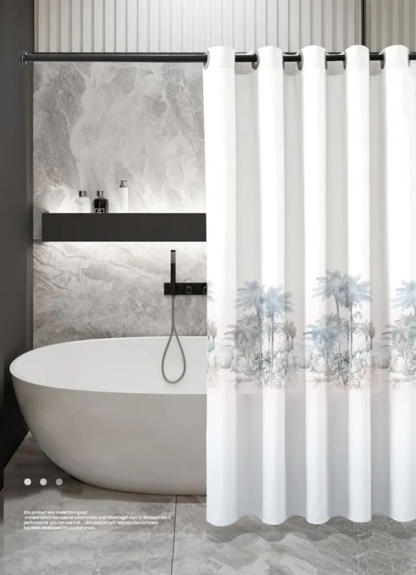 Hai Zhi Dian Polyester Shower Curtain #YD116-2