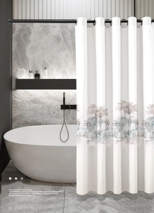 Hai Zhi Dian Polyester Shower Curtain #YD116-3