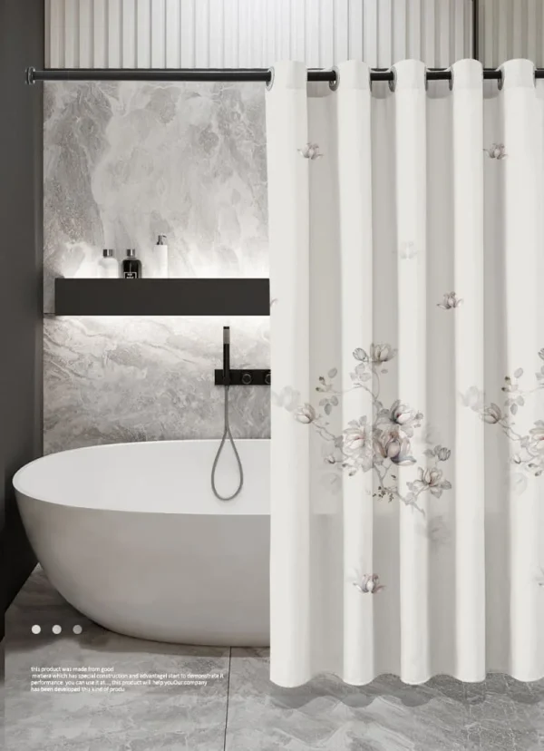 Hai Zhi Dian Polyester Shower Curtain #YD118-1