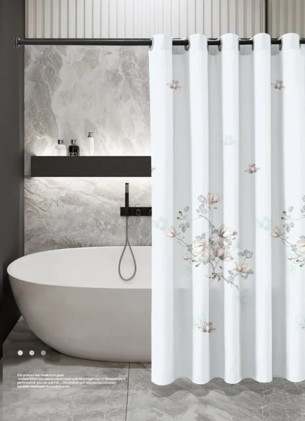 Hai Zhi Dian Polyester Shower Curtain #YD118-2