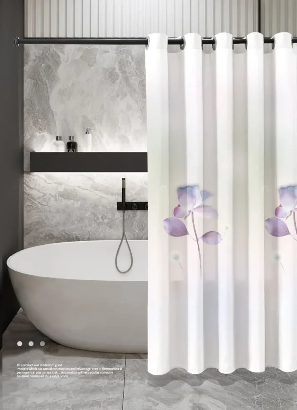 Hai Zhi Dian Polyester Shower Curtain #YD119-3
