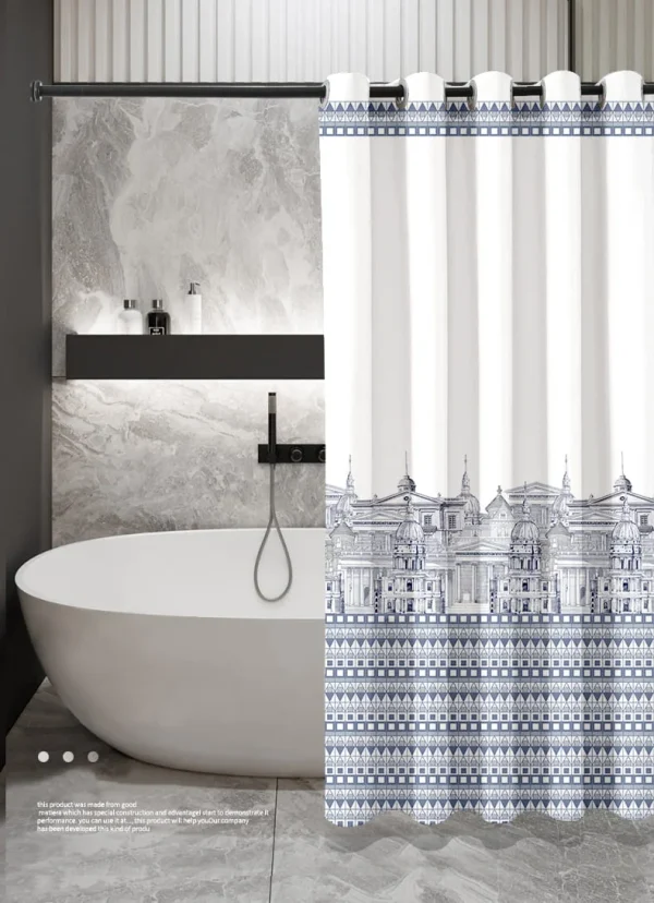 Hai Zhi Dian Polyester Shower Curtain #YD120-1