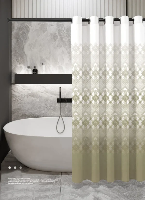 Hai Zhi Dian Polyester Shower Curtain #YD122-1