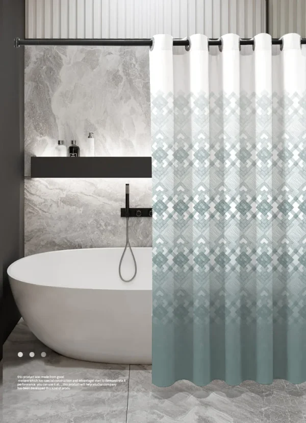 Hai Zhi Dian Polyester Shower Curtain #YD122-2