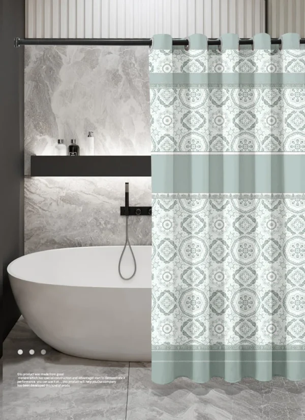 Hai Zhi Dian Polyester Shower Curtain #YD123-2