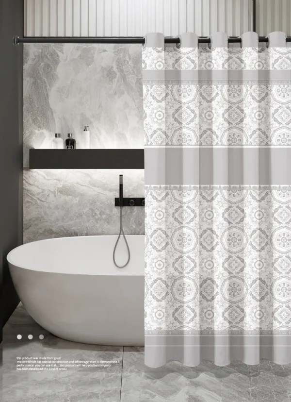 Hai Zhi Dian Polyester Shower Curtain #YD123-3