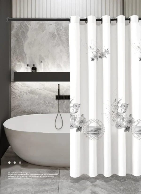 Hai Zhi Dian Polyester Shower Curtain #YD124-2