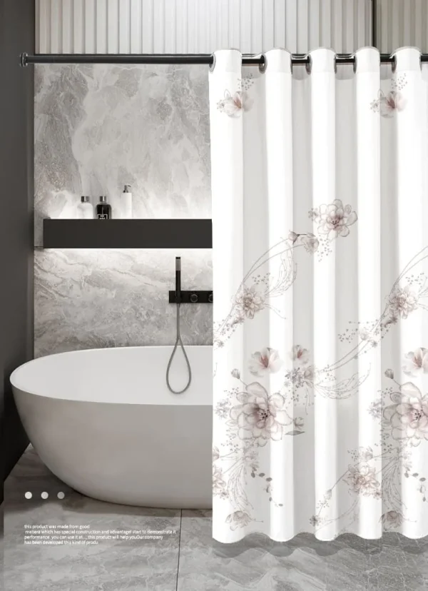Hai Zhi Dian Polyester Shower Curtain #YD126-3