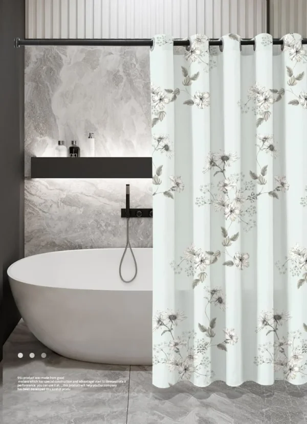 Hai Zhi Dian Polyester Shower Curtain #YD128-1