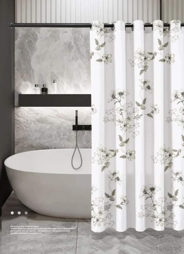 Hai Zhi Dian Polyester Shower Curtain #YD128-2
