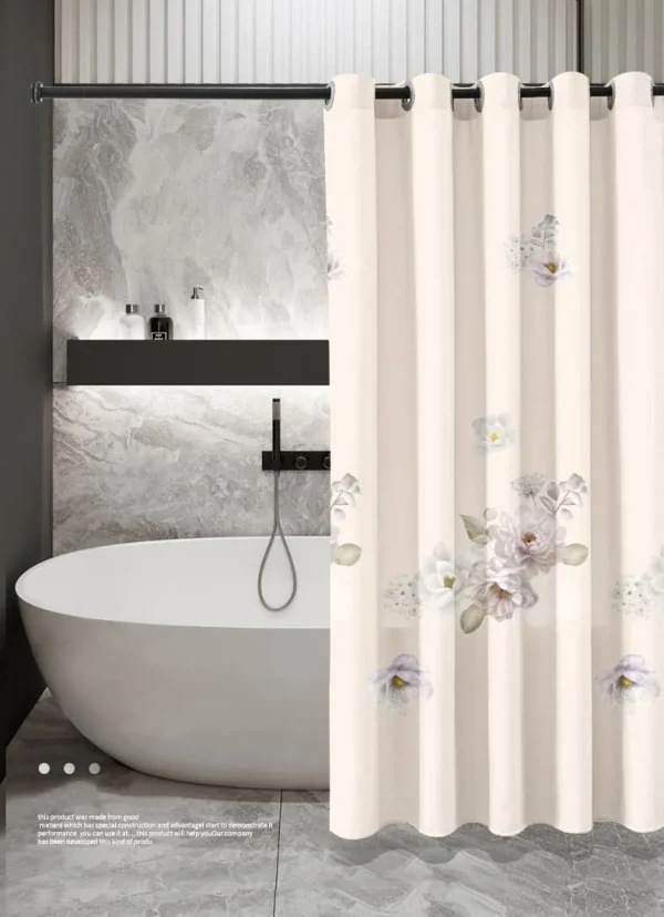 Hai Zhi Dian Polyester Shower Curtain #YD129-3
