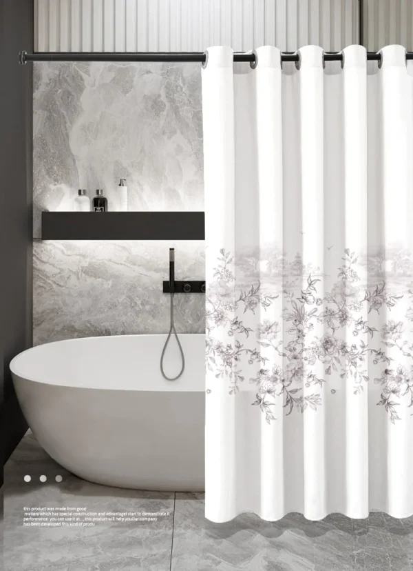 Hai Zhi Dian Polyester Shower Curtain #YD130-1