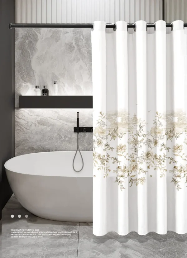 Hai Zhi Dian Polyester Shower Curtain #YD130-3
