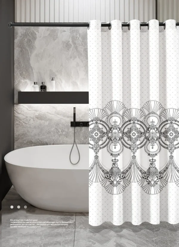 Hai Zhi Dian Polyester Shower Curtain #YD133-1