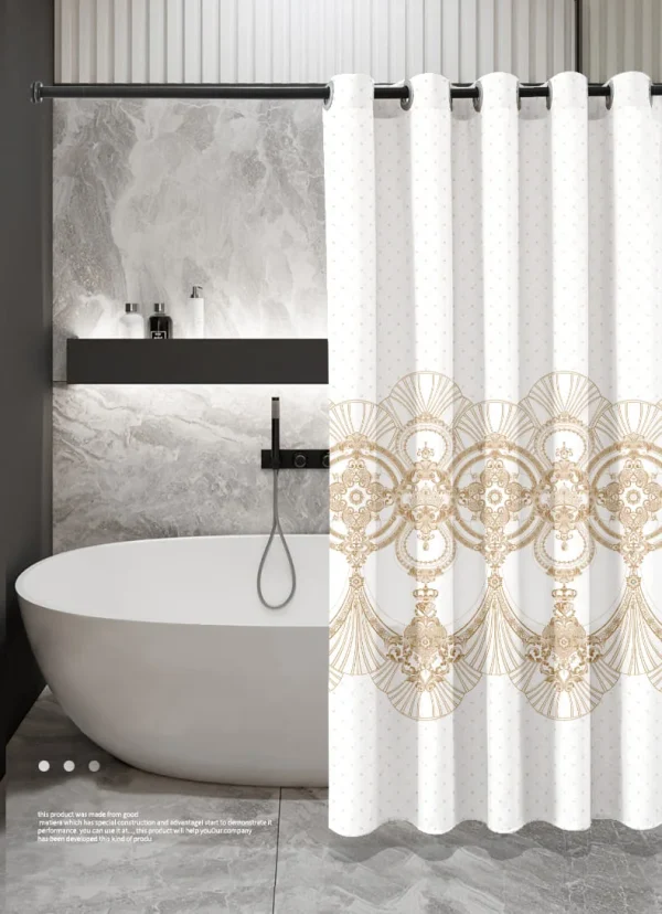 Hai Zhi Dian Polyester Shower Curtain #YD133-3