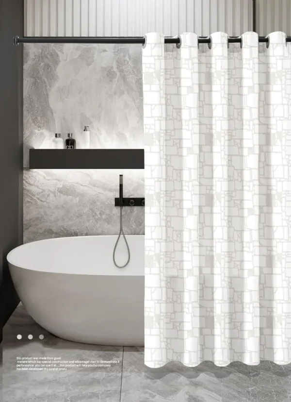 Hai Zhi Dian Polyester Shower Curtain #YD134-1