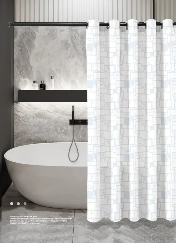 Hai Zhi Dian Polyester Shower Curtain #YD134-2