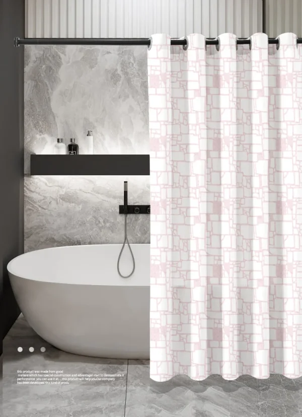 Hai Zhi Dian Polyester Shower Curtain #YD134-3