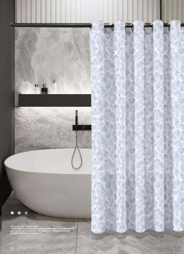 Hai Zhi Dian Polyester Shower Curtain #YD136-3