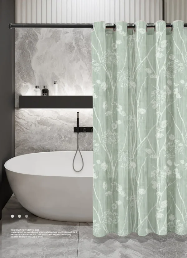 Hai Zhi Dian Polyester Shower Curtain #YD137-2