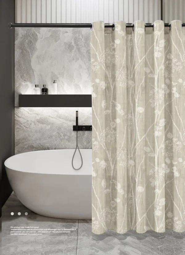 Hai Zhi Dian Polyester Shower Curtain #YD137-3