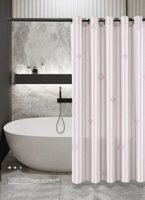 Hai Zhi Dian Polyester Shower Curtain #YD140-3