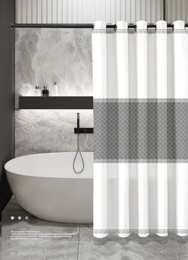 Hai Zhi Dian Polyester Shower Curtain #YD141-1