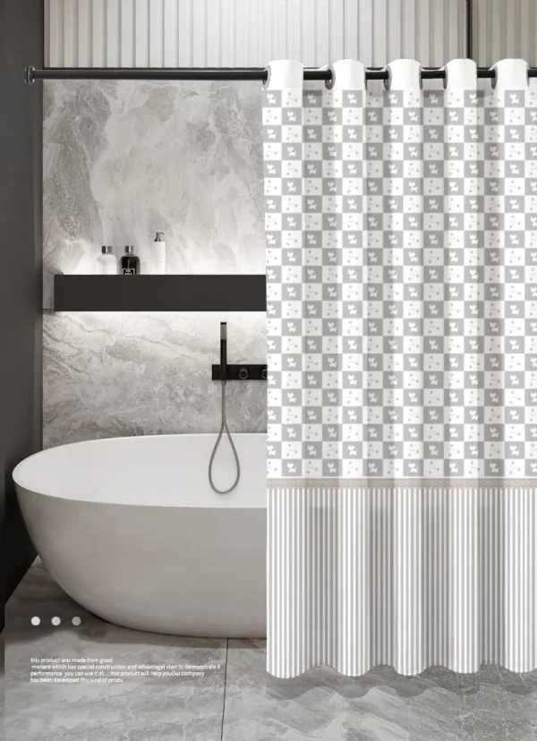 Hai Zhi Dian Polyester Shower Curtain #YD142-1
