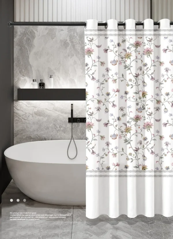 Hai Zhi Dian Polyester Shower Curtain #YD144-1