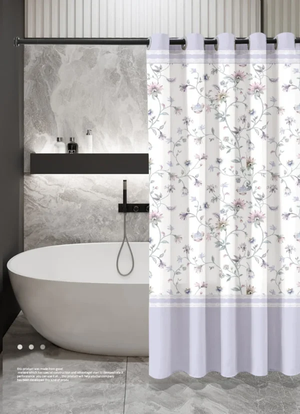 Hai Zhi Dian Polyester Shower Curtain #YD144-2