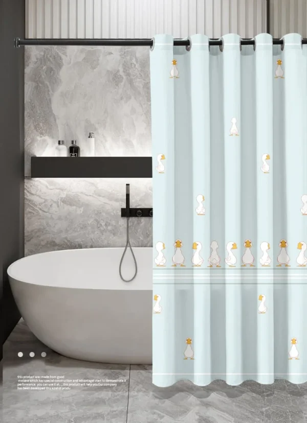 Hai Zhi Dian Polyester Shower Curtain #YD145-2