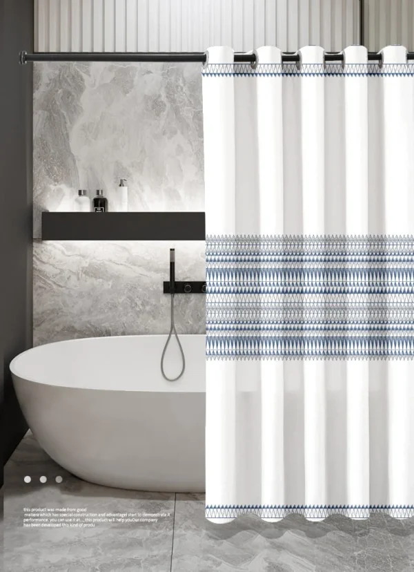 Hai Zhi Dian Polyester Shower Curtain #YD147