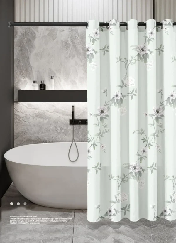 Hai Zhi Dian Polyester Shower Curtain #YD149-1