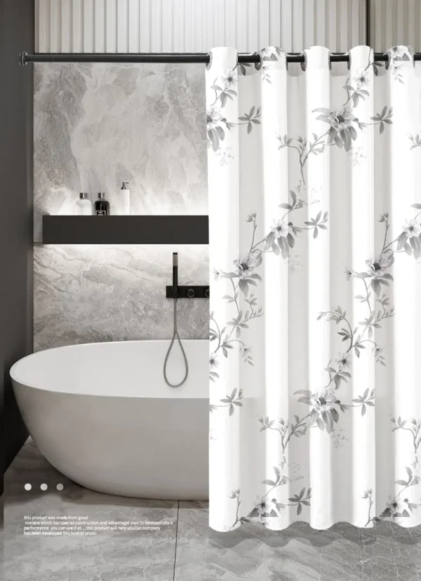 Hai Zhi Dian Polyester Shower Curtain #YD149-2