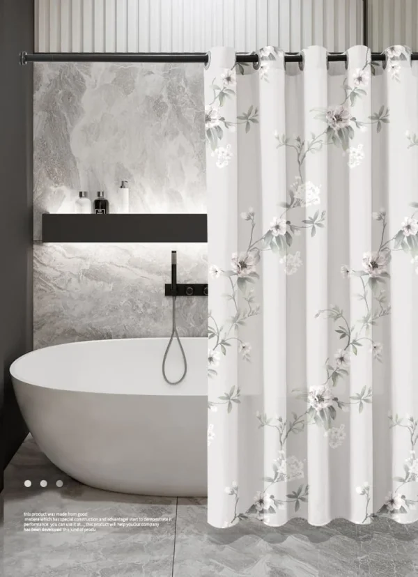 Hai Zhi Dian Polyester Shower Curtain #YD149-3