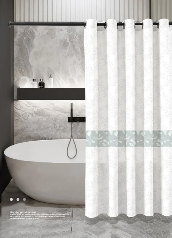 Hai Zhi Dian Polyester Shower Curtain #YD159-1