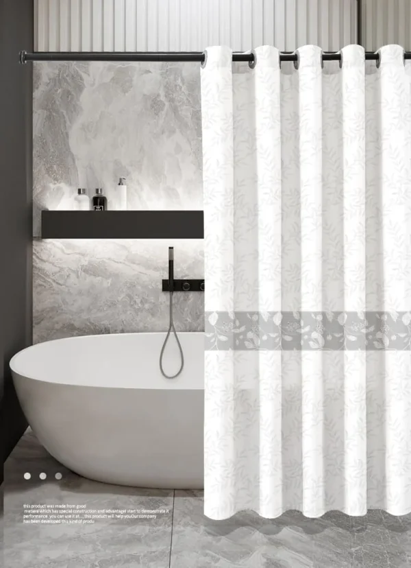 Hai Zhi Dian Polyester Shower Curtain #YD159-3