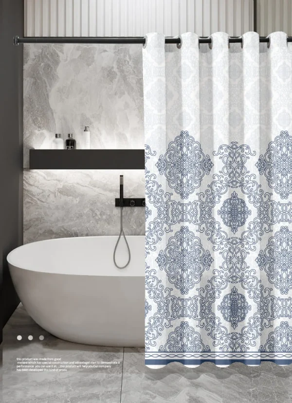 Hai Zhi Dian Polyester Shower Curtain #YD163-4
