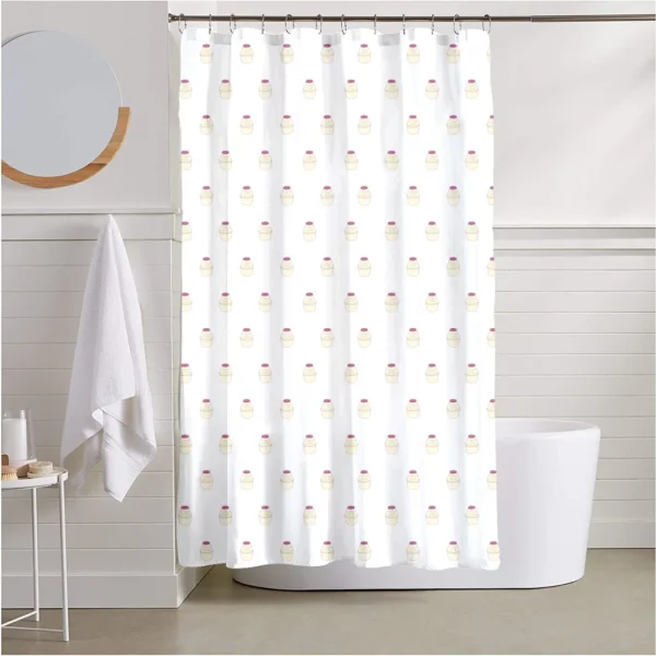 Hai Zhi Dian Polyester Shower Curtain #YD185-2