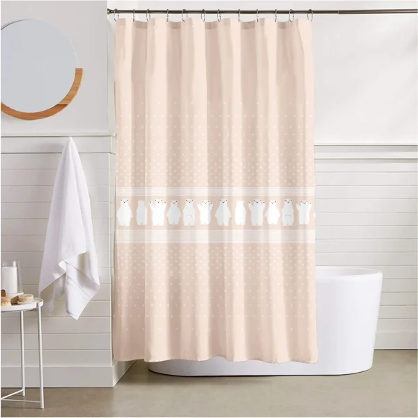 Hai Zhi Dian Polyester Shower Curtain #YD192-1