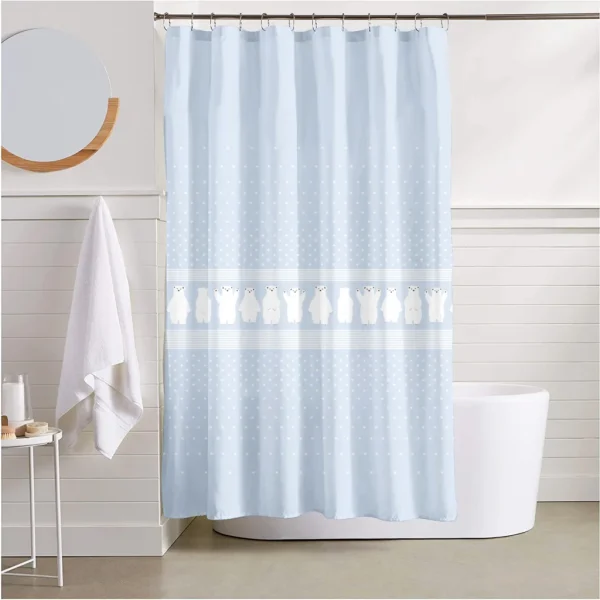 Hai Zhi Dian Polyester Shower Curtain #YD192-2